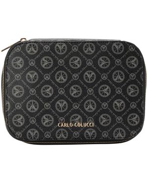 carlo colucci Toilet Bags - Black