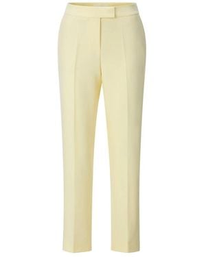 Rich & Royal Cropped Trousers - Yellow