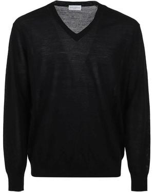 Ballantyne V-Neck Knitwear - Nero
