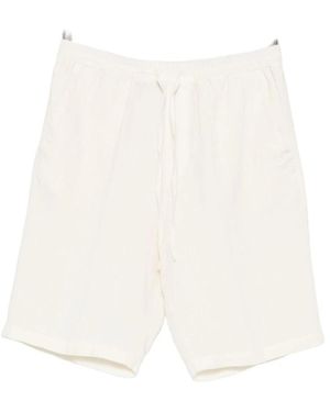 120% Lino Casual Shorts - White