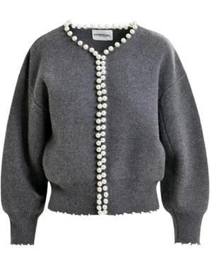 Essentiel Antwerp Ideas Pearl Cardigan - Grey