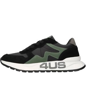 Cesare Paciotti Schoenen ,Zwart ,Leer 4Us Sneakers