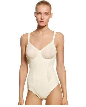 Lisanza Ivoor Bralette Draadloos Gevoerde Stijl - Naturel