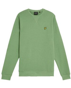 Lyle & Scott Rundhals Sweatshirt - Grün