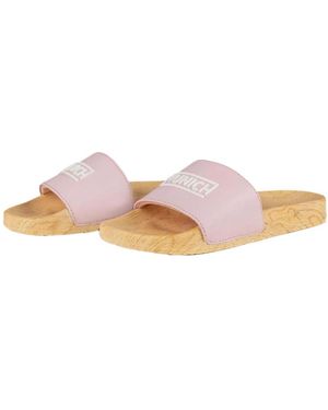 Munich Slider Plano Madera Chanclas, Mujer, Talla - Rosa