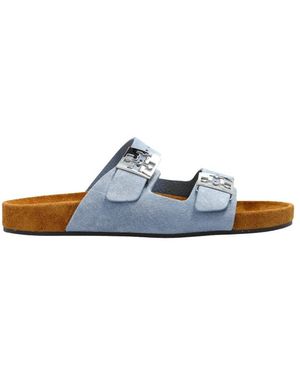 Tory Burch Mellow Slides - Blauw