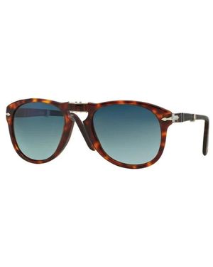 Persol Faltbare Sonnenbrille Habana Gestell - Blau