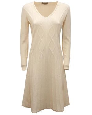 D.exterior Midi Dresses - Neutro