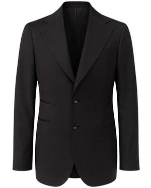 Franzese Collection Jassen ,Zwart ,Wol Beckham Blazer