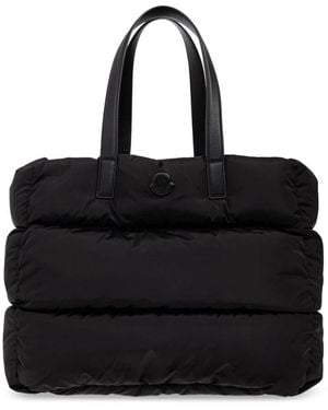 Moncler Tassen ,Zwart ,Leer Shopper Tas
