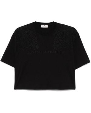 Elisabetta Franchi T-Shirts - Nero