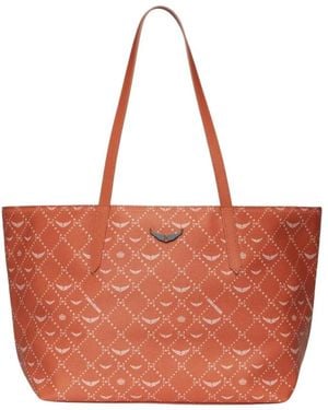 Zadig & Voltaire Z Shopper Monogram Tote - Rood