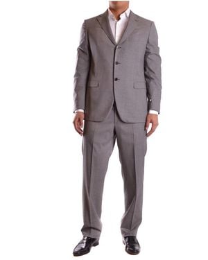 Burberry Single Breasted Suits - Grigio