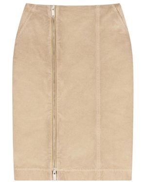 Halfboy Rokken ,Katoen Moderne Pencil Rok Rye Velden - Naturel