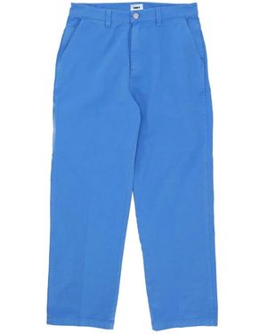 Obey Baumwoll-Twill Zimmermann Hose Französisch Blau