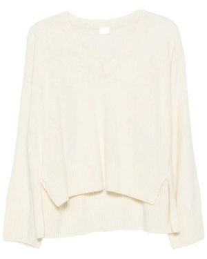 C.T.Plage V-Neck Knitwear - Neutro