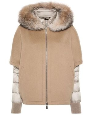 Moorer Faux Fur & Shearling Jackets - Natural