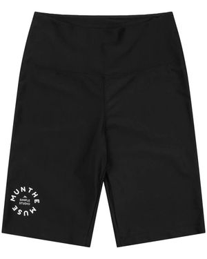 Munthe Korte Broeken ,Zwart ,Zwarte Zomer Shorts