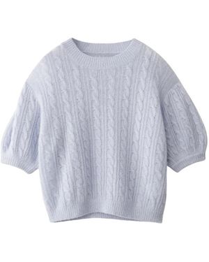 Lisa Yang Round-Neck Knitwear - Blauw