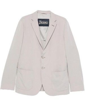 Herno Seersucker Blazer - Grijs