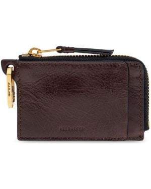AllSaints Remy Leder Kartenetui - Braun