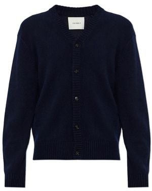 Lisa Yang Kaschmir-Strickjacke Fenris - Blau
