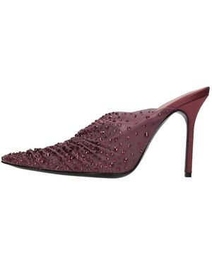 Gedebe Mules Aus Tüll Und Strass - Lila