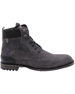 Floris Van Bommel Lace-Up Boots - Black