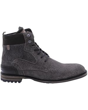 Floris Van Bommel Lace-Up Boots - Black