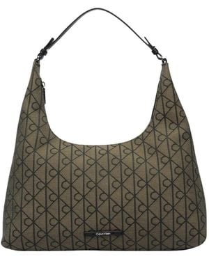 Calvin Klein Shoulder Bags - Gris