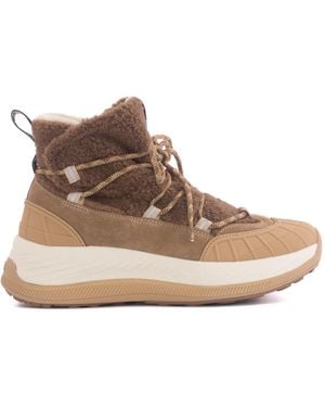 No Name Lace-Up Boots - Marron