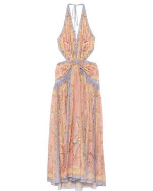 Zimmermann Maxi Jurken - Roze