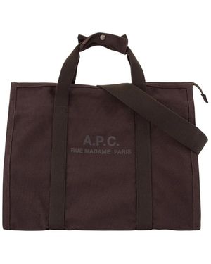 A.P.C. Shopping Bags - Brown
