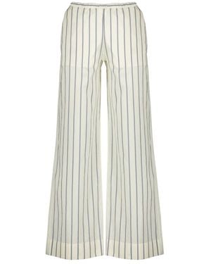 Moncler Wide Trousers - White