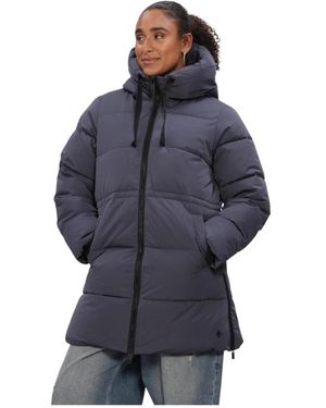 Moss Copenhagen Jassen ,Grijs ,Leer Mschmola Pavinaria Jacket - Blauw
