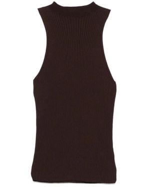 Roberto Collina Sleeveless Tops - Marrón