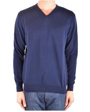 Altea V-Neck Knitwear - Blue