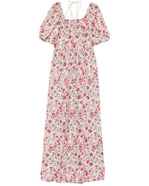 Antik Batik Maxi Jurken - Roze