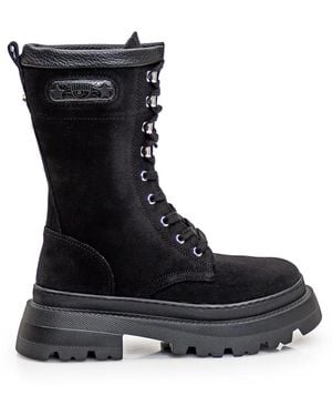 Chiara Ferragni Lace-Up Boots - Nero