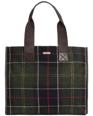 Barbour Turnberry Tartan Tote - Schwarz