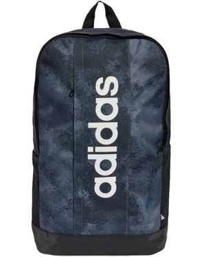 adidas Linear Camo Graphic Backpack - Blau