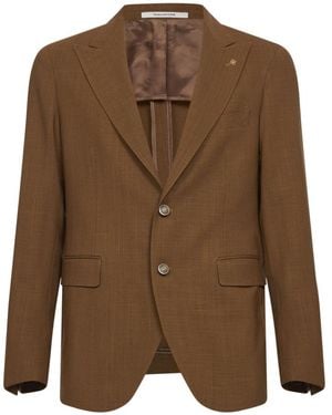 Tagliatore Formal Blazers - Brown