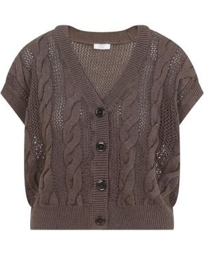 Peserico Cardigans - Brown