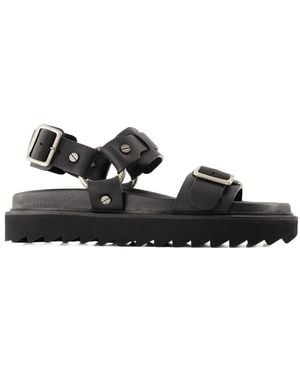 Acne Studios Flat Sandals - Negro