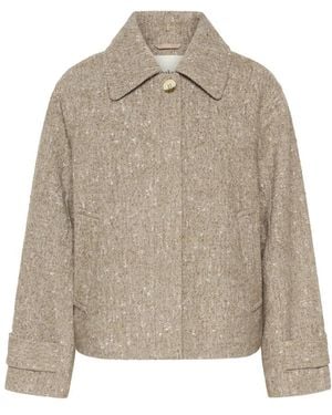 Soaked In Luxury Light Jackets - Grey