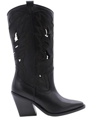 Bronx Cowboy Boots - Black