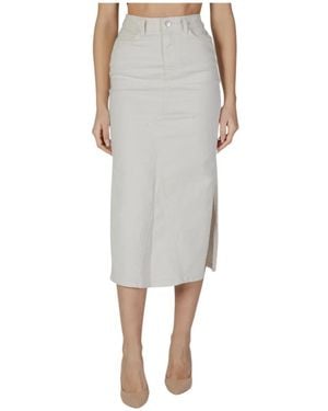 Vila Midi Skirts - Gris