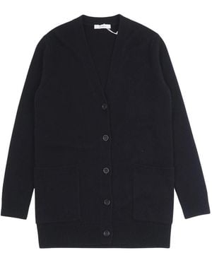 Max Mara Truien & Vesten ,Blauw ,Wol Villar Wollen En Kasjmier Vest