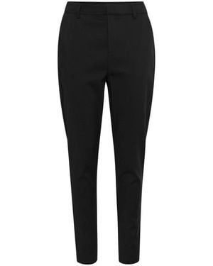 Kaffe Slim-Fit Trousers - Black