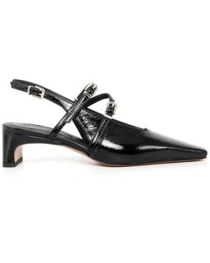 Poeve Sling Back Decolletè - Schwarz